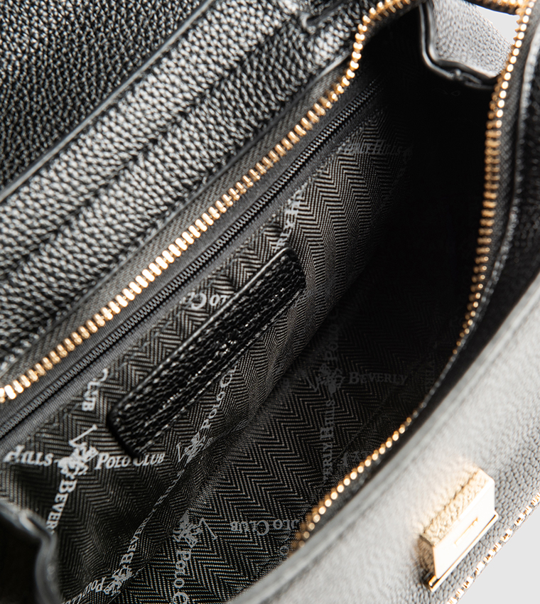 Textured Top Handle Bag