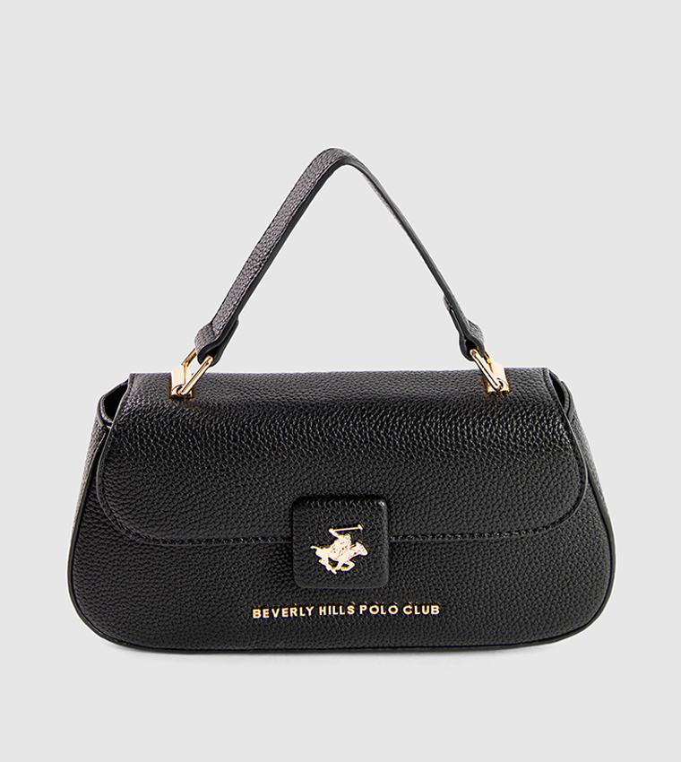 Textured Top Handle Bag