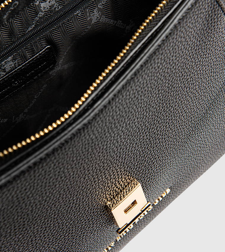 Textured Top Handle Bag