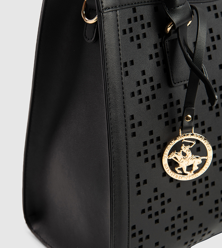 Lasercut Zippered Tote Bag