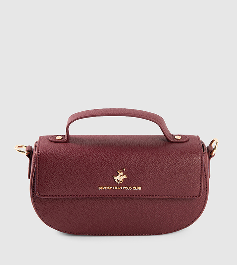 Textured Top Handle Bag