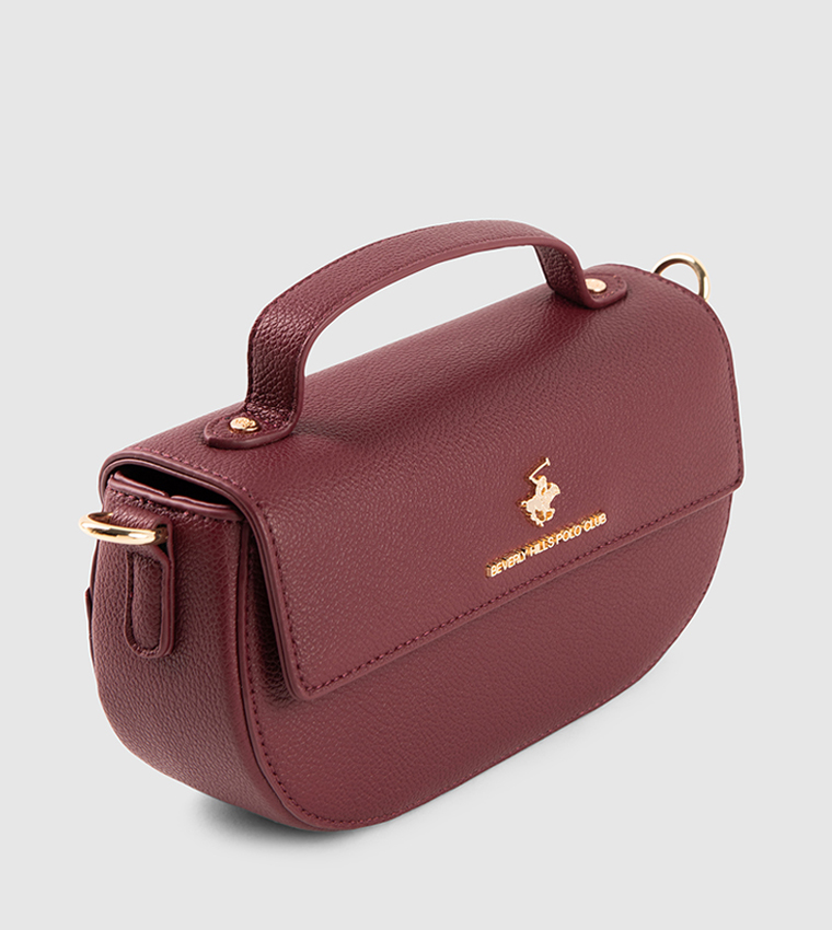 Textured Top Handle Bag