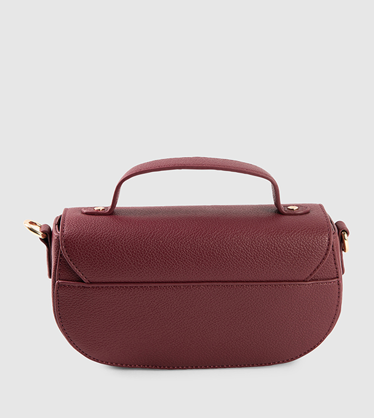 Textured Top Handle Bag