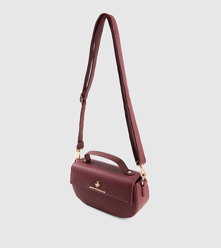 Textured Top Handle Bag