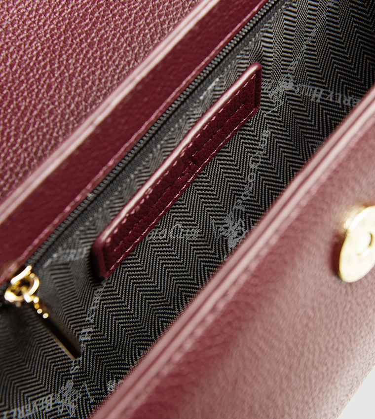 Textured Top Handle Bag