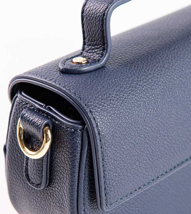 Textured Top Handle Bag