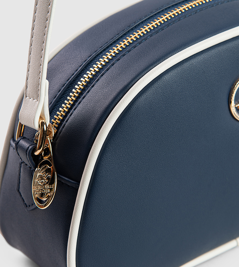 Contrast Trim Crossbody Bag