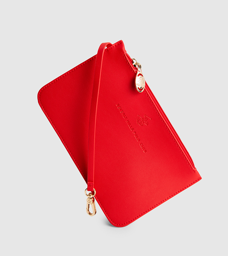 Monogram Printed Zippered Tote Bag
