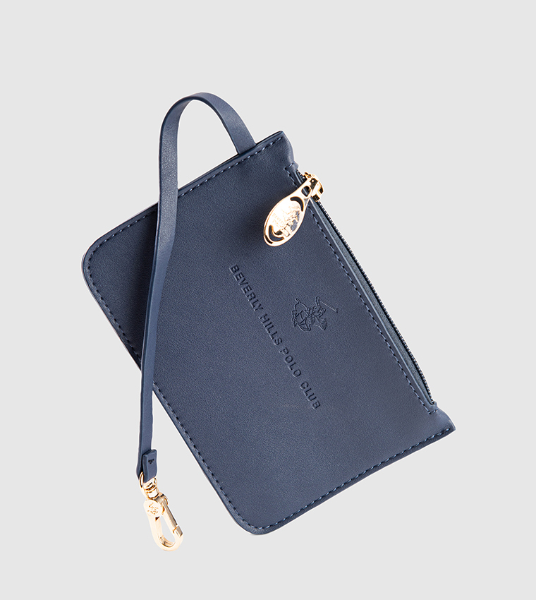 Monogram Printed Zippered Mini Tote Bag