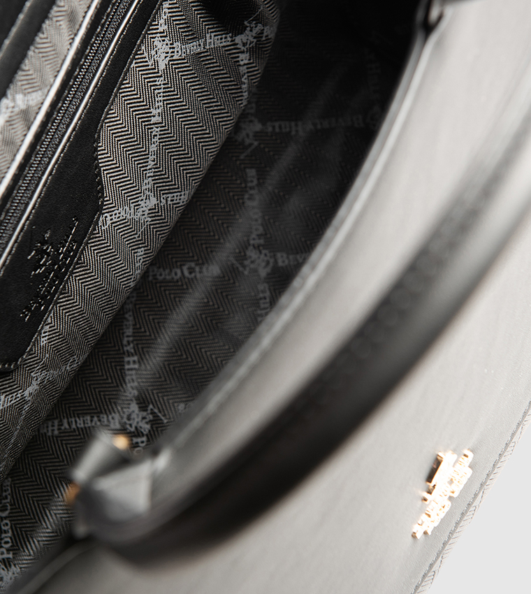 Textured Logo Detail Tote Bag