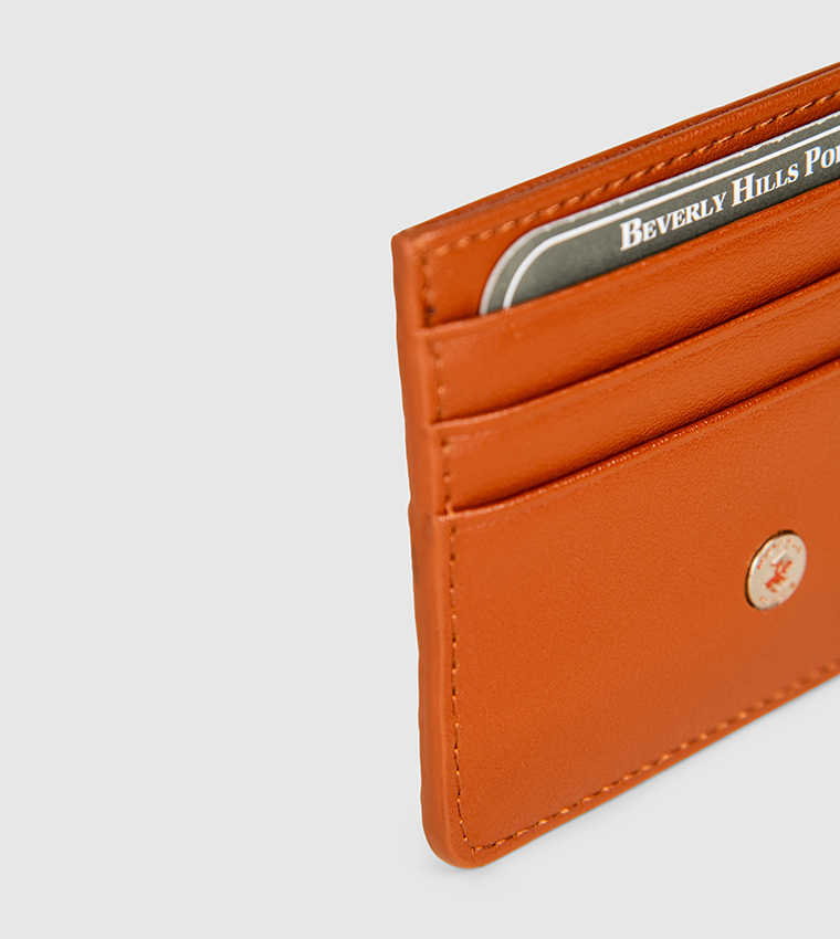 محفظة بطاقات بشعار