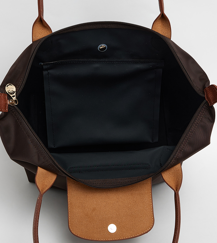 Logo Detail Contrast Detail Tote Bag