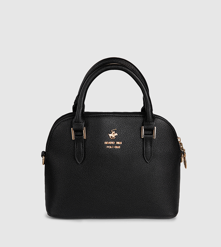 Logo Detail Satchel Bag