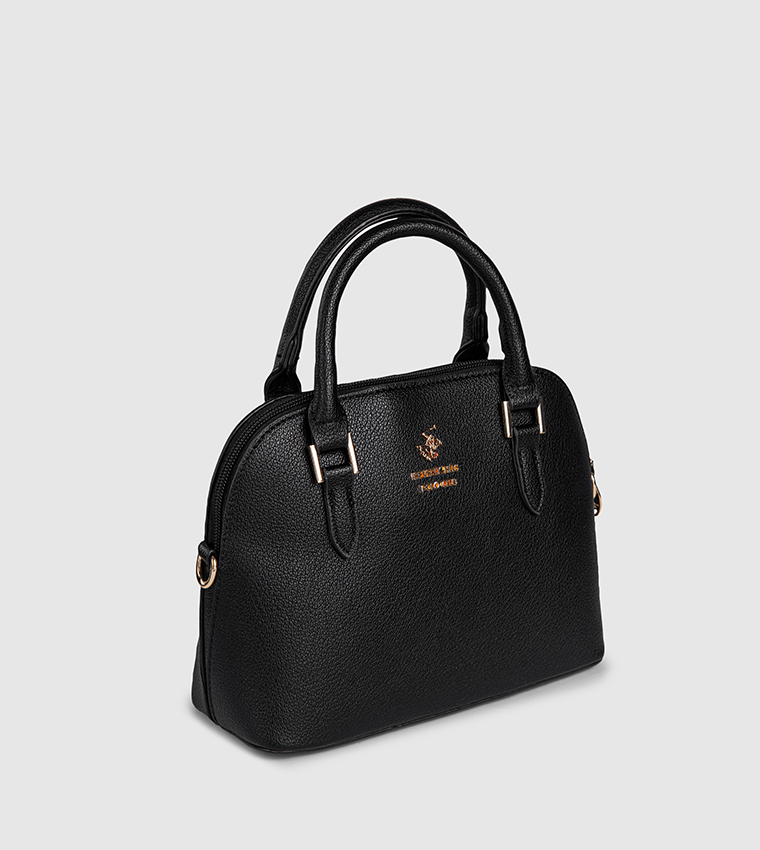 Logo Detail Satchel Bag