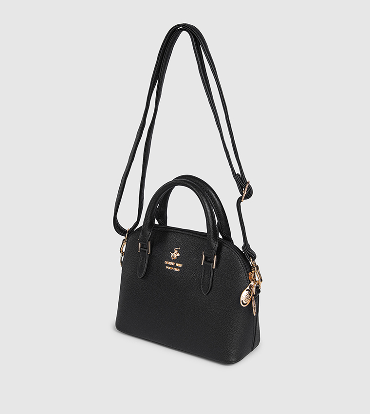 Logo Detail Satchel Bag