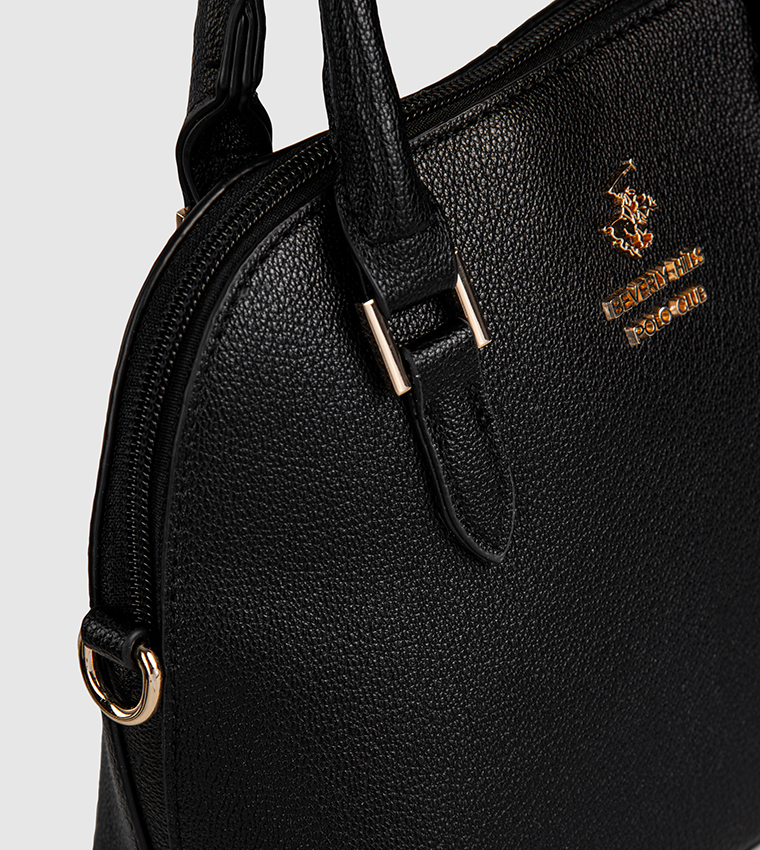 Logo Detail Satchel Bag