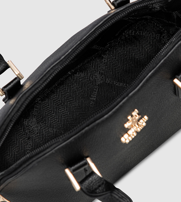 Logo Detail Satchel Bag