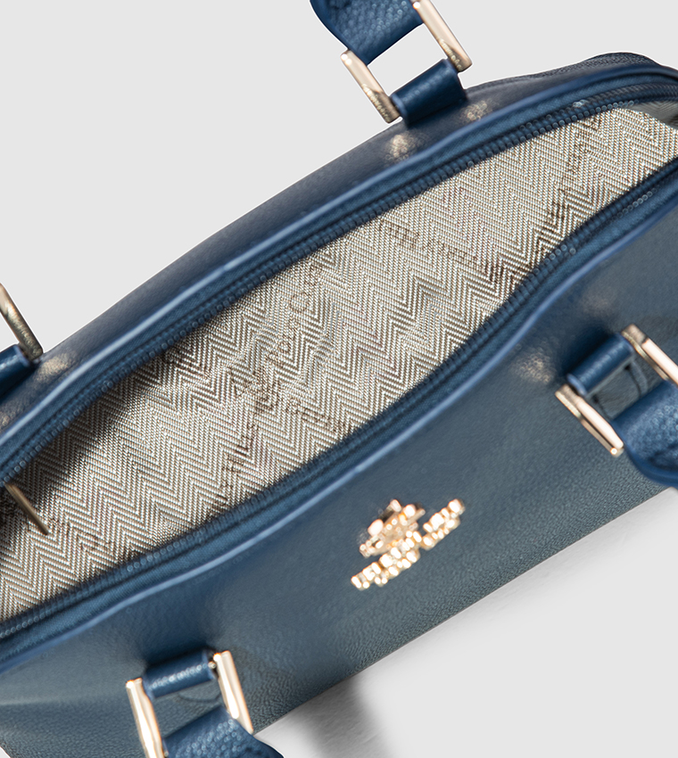 شنطة ساتشل نسائية بشعار 