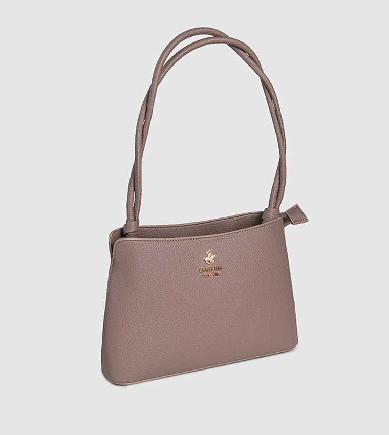 شنطة كتف نسائية بشعار 