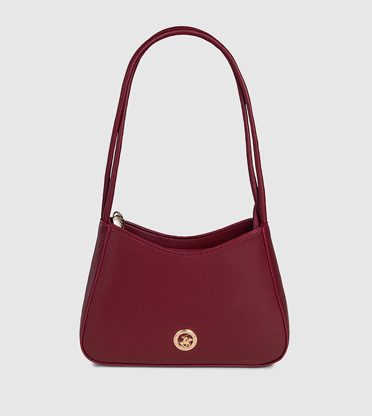 شنطة كتف نسائية بشعار 