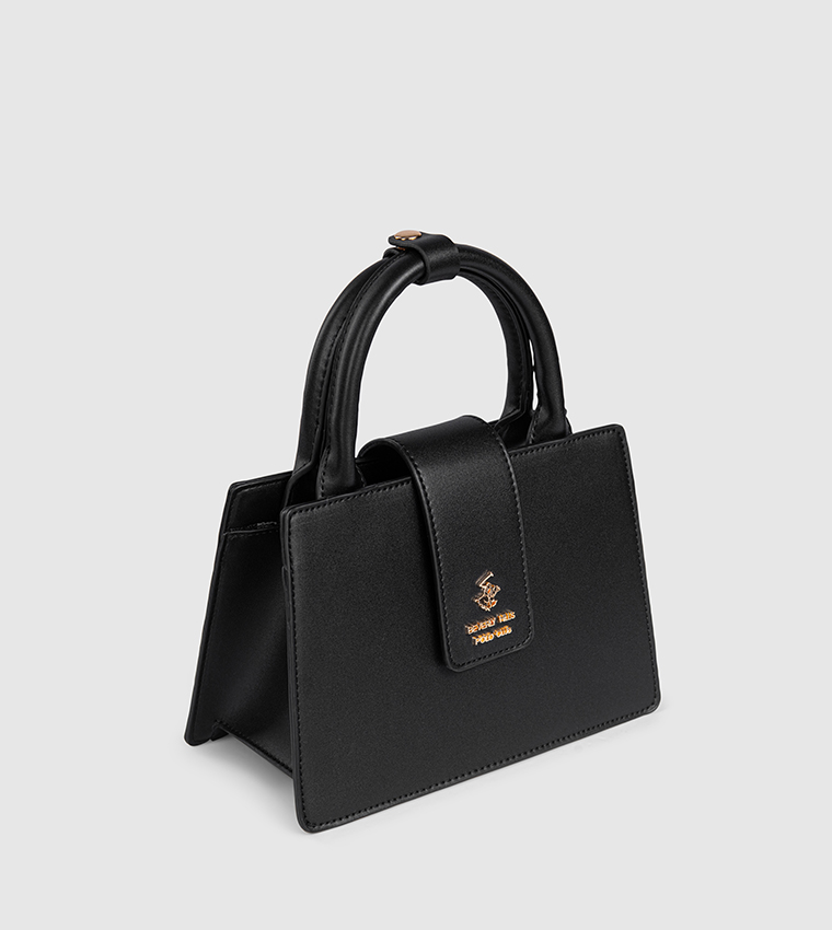 شنطة ساتشل نسائية بشعار 