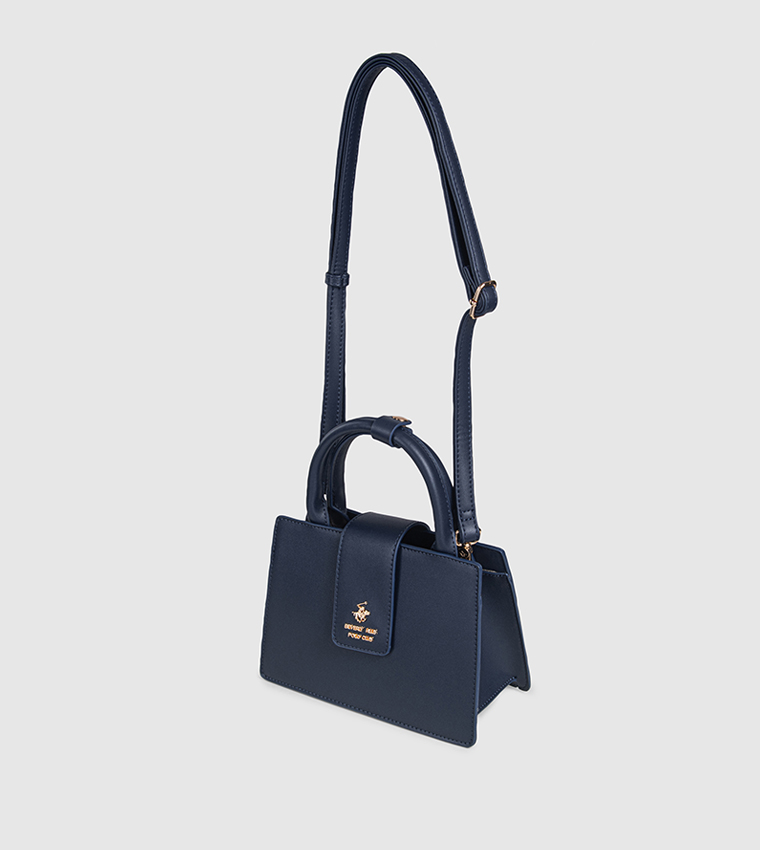 Logo Detail Satchel Bag