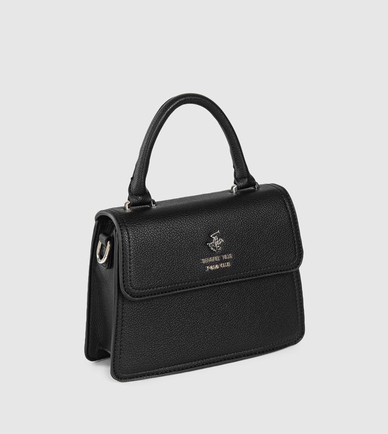 Logo Detail Top Handle Bag