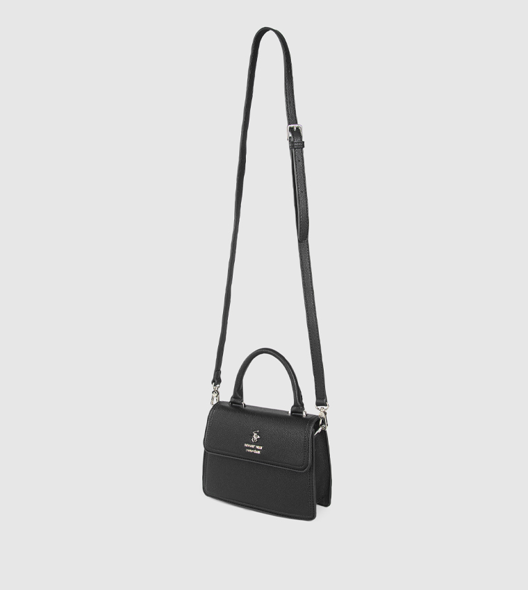 Logo Detail Top Handle Bag