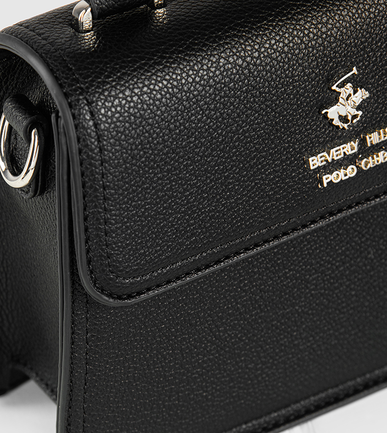 Logo Detail Top Handle Bag