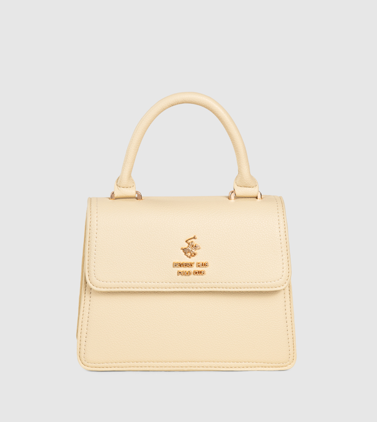 Logo Detail Top Handle Bag