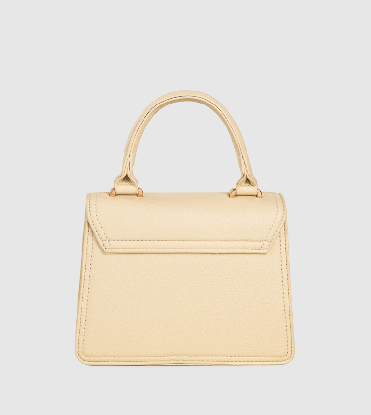 Logo Detail Top Handle Bag