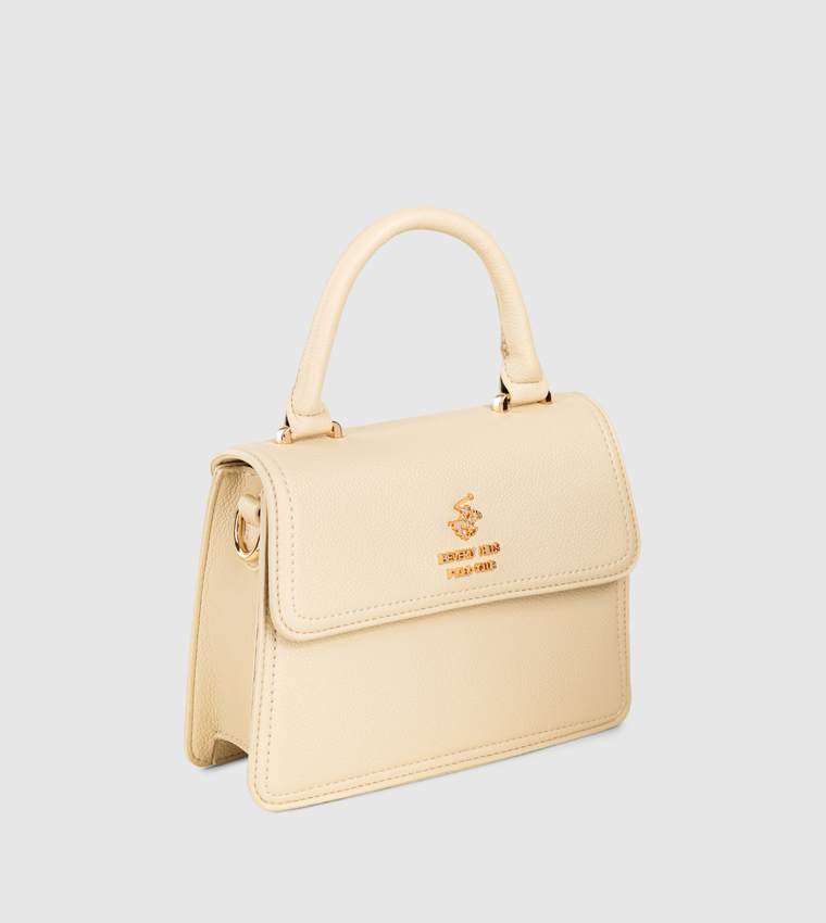 Logo Detail Top Handle Bag