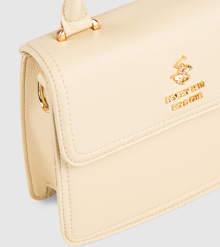 Logo Detail Top Handle Bag