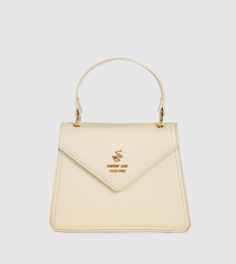 Logo Detail Top Handle Bag