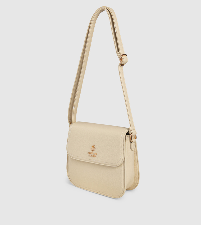 شنطة كروس بادي فلاب بشعار