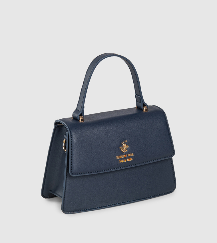 Logo Detail Top Handle Bag