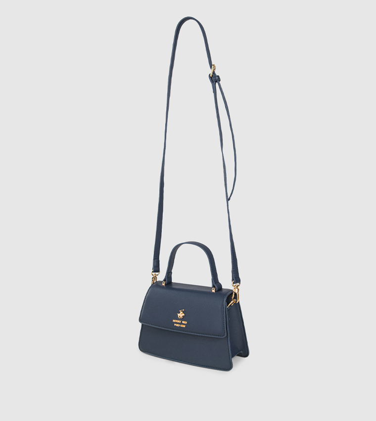 Logo Detail Top Handle Bag