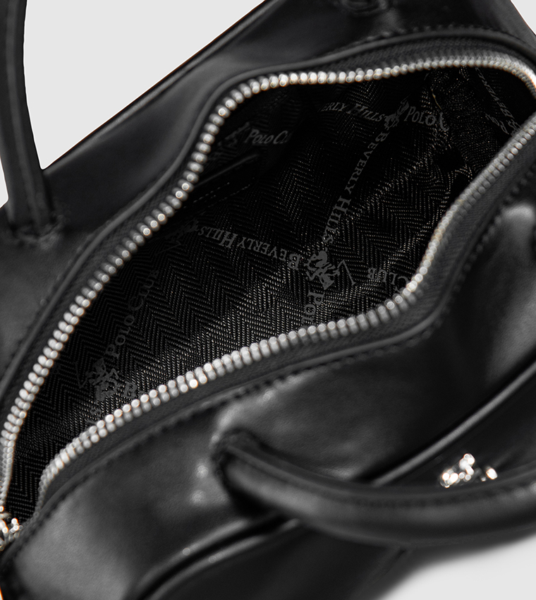 Logo Detail Satchel Bag