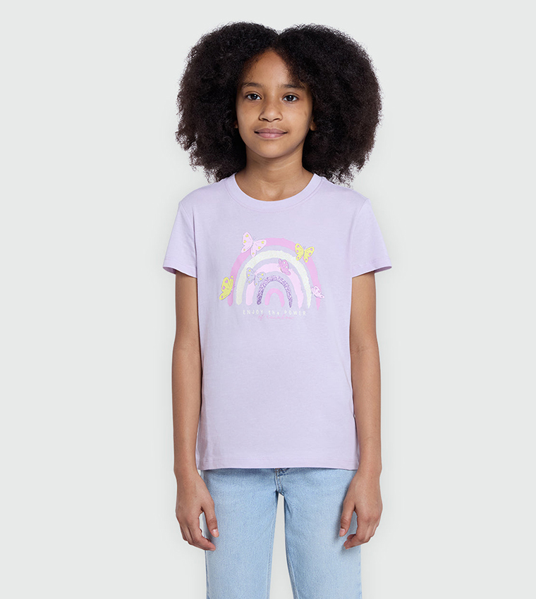 Printed Crew Neck T-Shirt