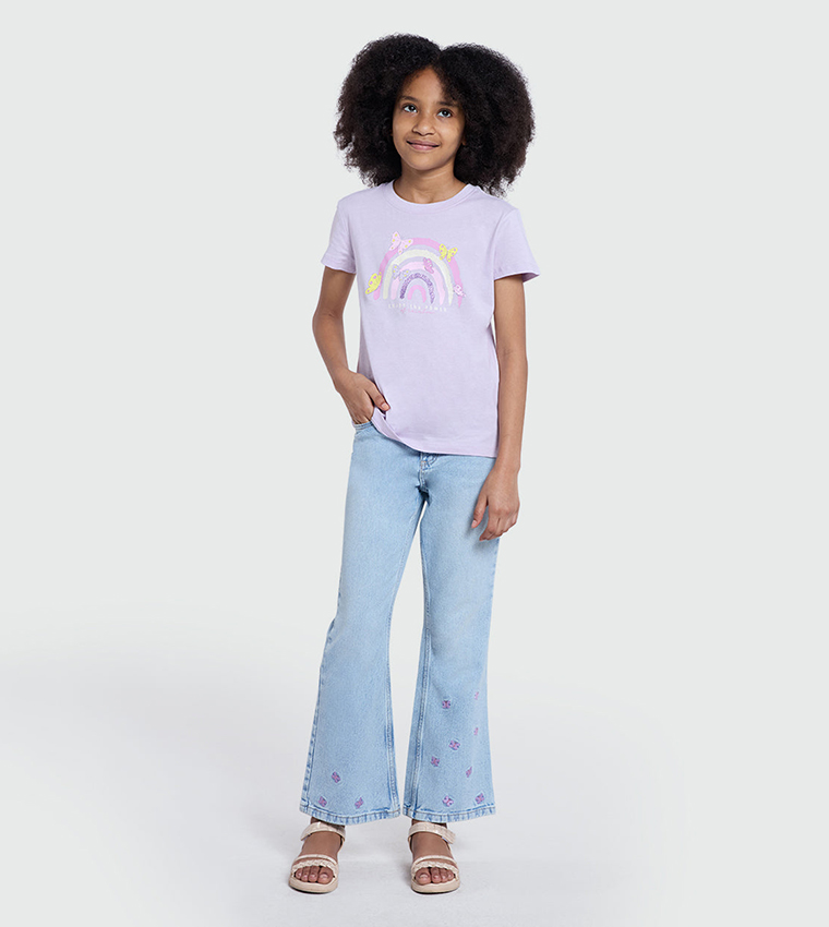 Printed Crew Neck T-Shirt