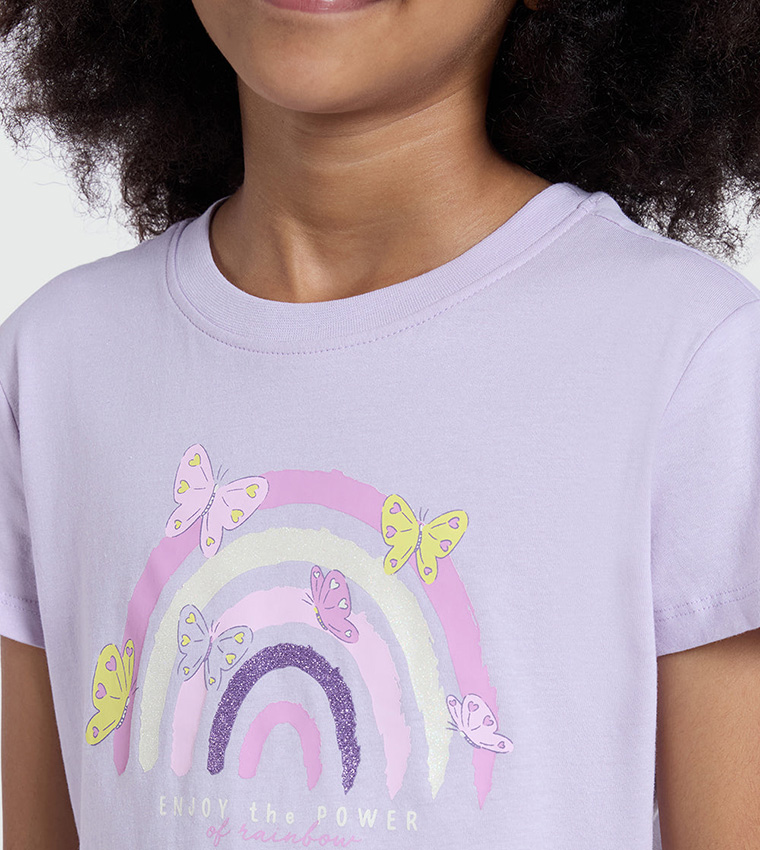 Printed Crew Neck T-Shirt