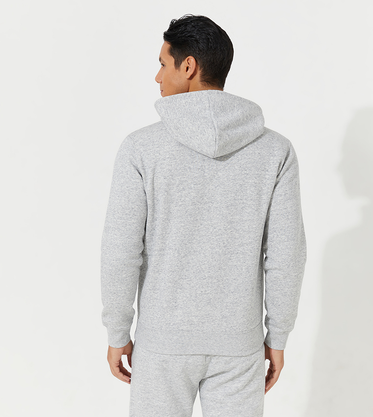 Logo Printed Zip-Through Hoodie