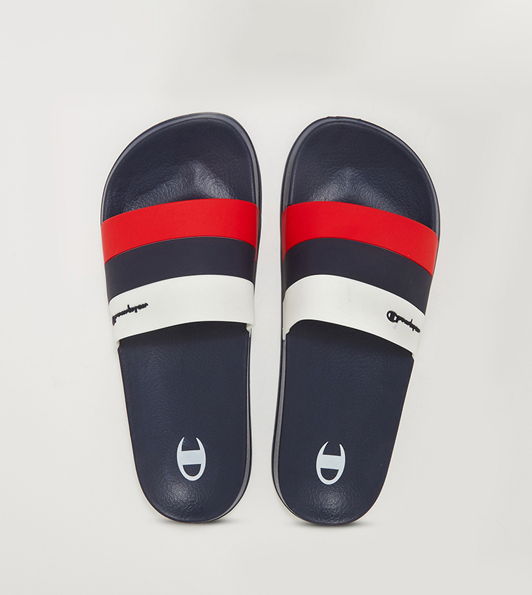 Champion logo slides hot sale