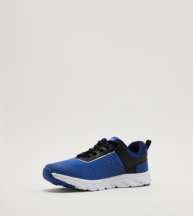Logo Detail Lace-Up Sneakers