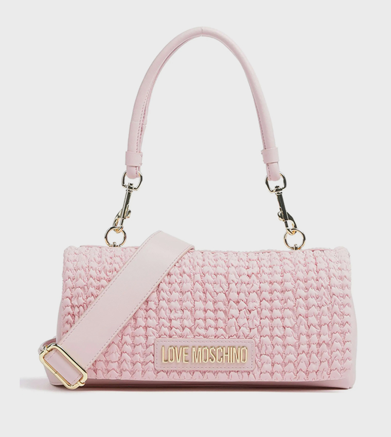 HUG Quilted Flap Shoulder Bag