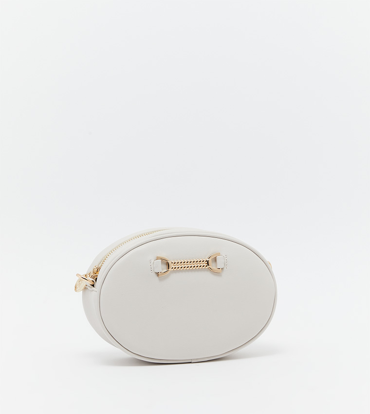 Solid Oval Sling Bag