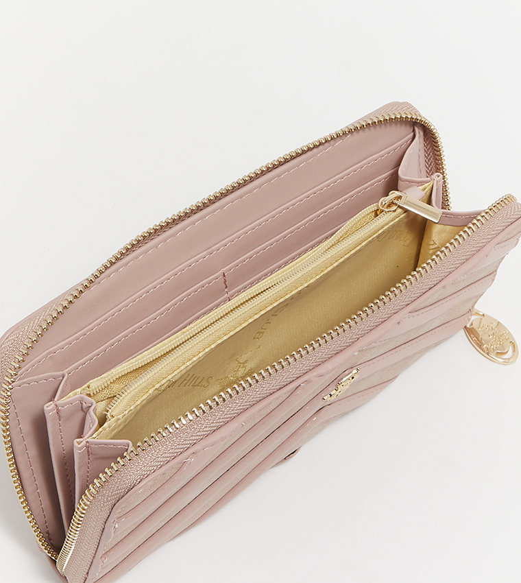 Logo Detailed Patterned Wallet