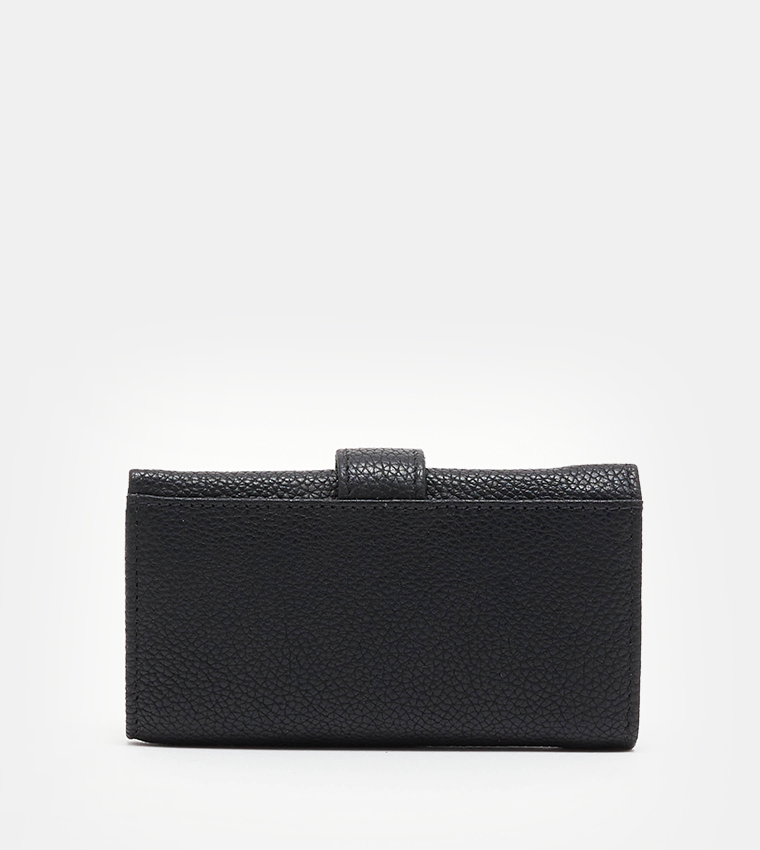 Logo Detail Key Holder Wallet