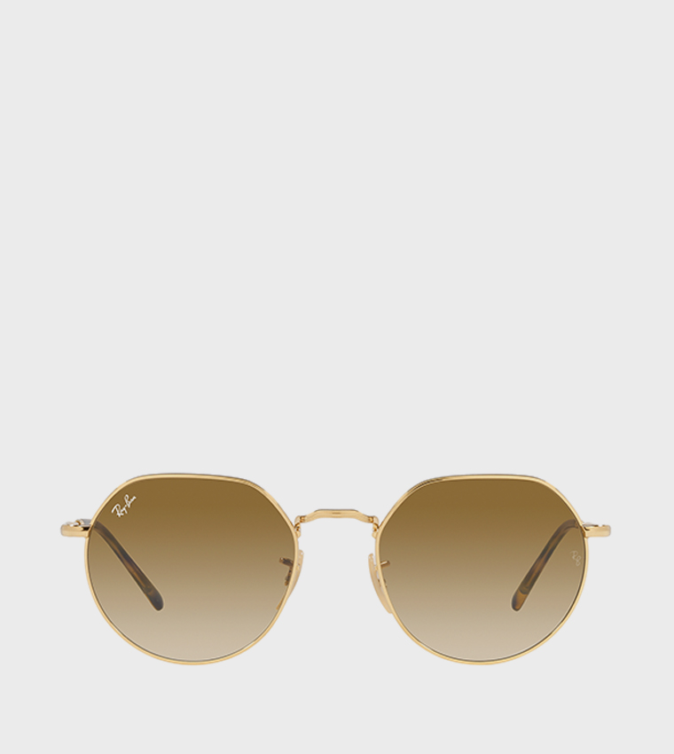 JACK Metal Frame Hexagonal Sunglasses