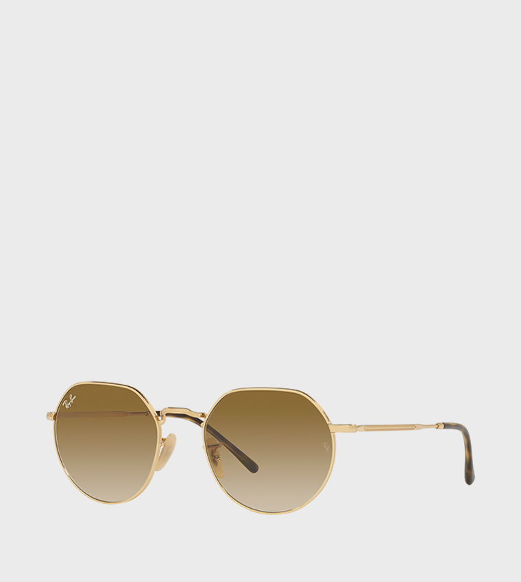 JACK Metal Frame Hexagonal Sunglasses